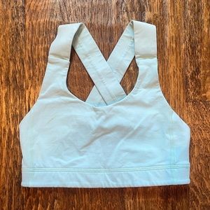 Lululemon Sports Bra Ice Blue